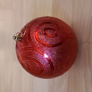 Queens of Christmas Red Ball 5 inches Ornament